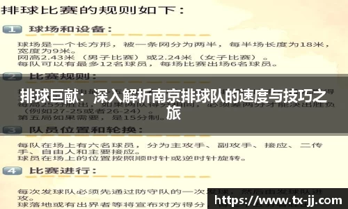 排球巨献：深入解析南京排球队的速度与技巧之旅
