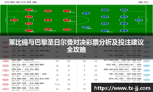 莱比锡与巴黎圣日尔曼对决彩票分析及投注建议全攻略